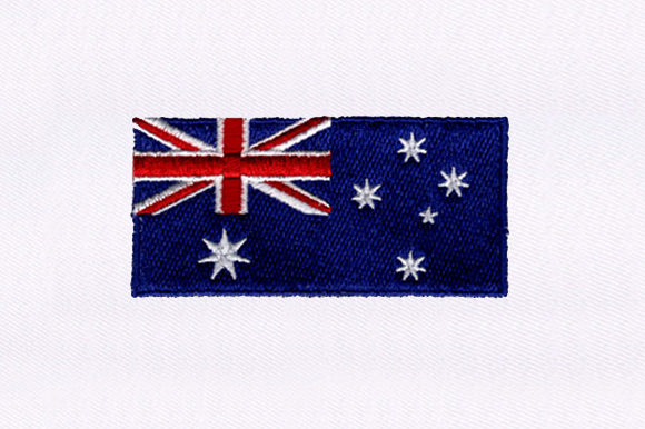 Australian Flag Embroidery Design