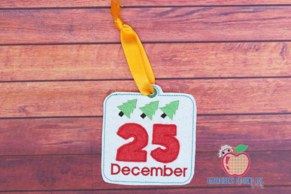 December 25 Calendar Ornament