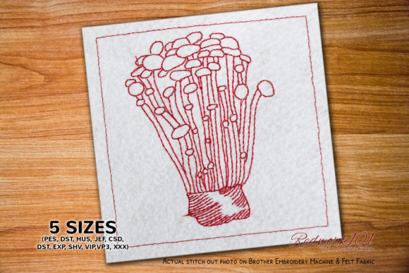 Enoki Mushroom Lineart Review
