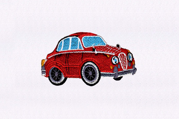 Quaint Red Car Design