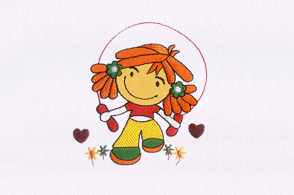 Skipping Girl Embroidery Review